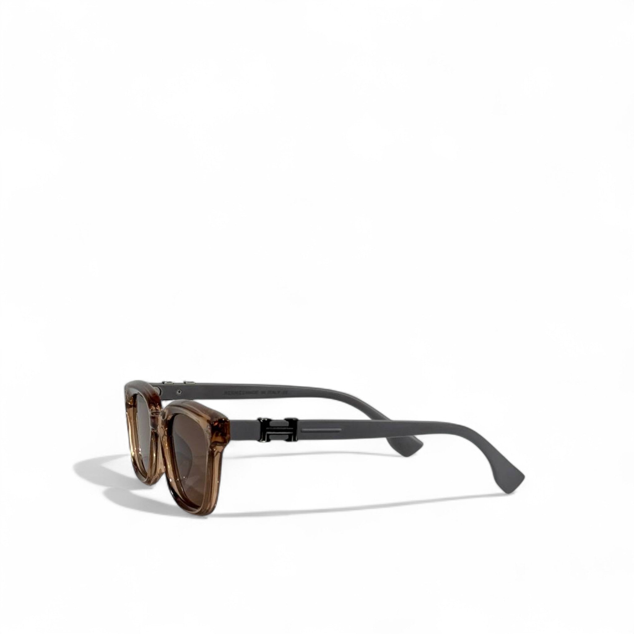 🕶️ Hermès Brown Square Sunglasses – Parisian Luxury Eyewear 🤎✨ | Unisex Designer Shades