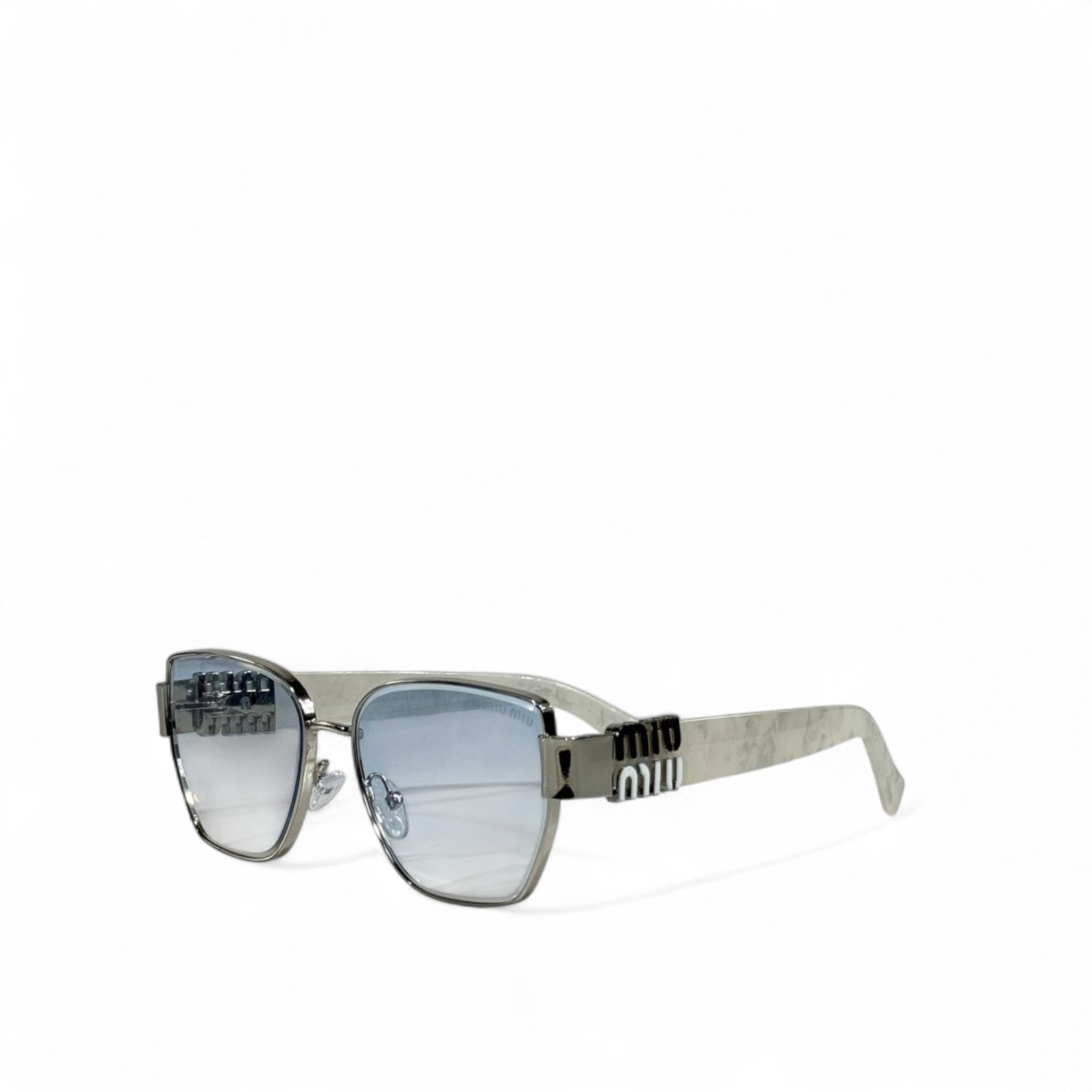 Miu Miu Silver Gradient Luxury Sunglasses ๐โจ | Designer Statement Shades
