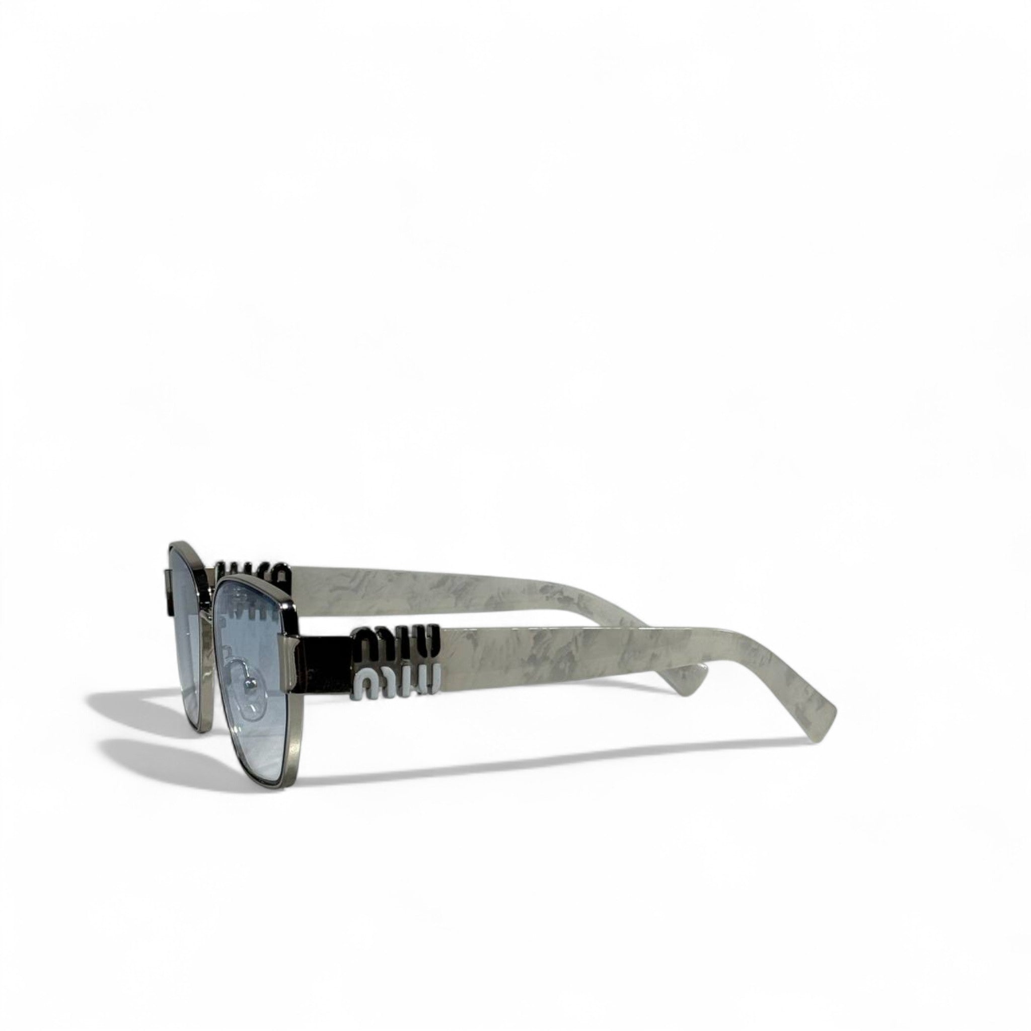 Miu Miu Silver Gradient Luxury Sunglasses ๐โจ | Designer Statement Shades