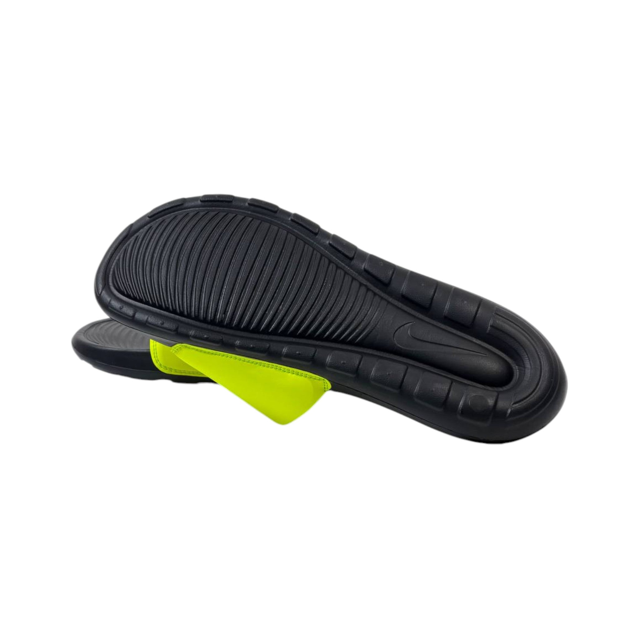 Nike Tech Volt Slides โ Neon Yellow Edition โก๐