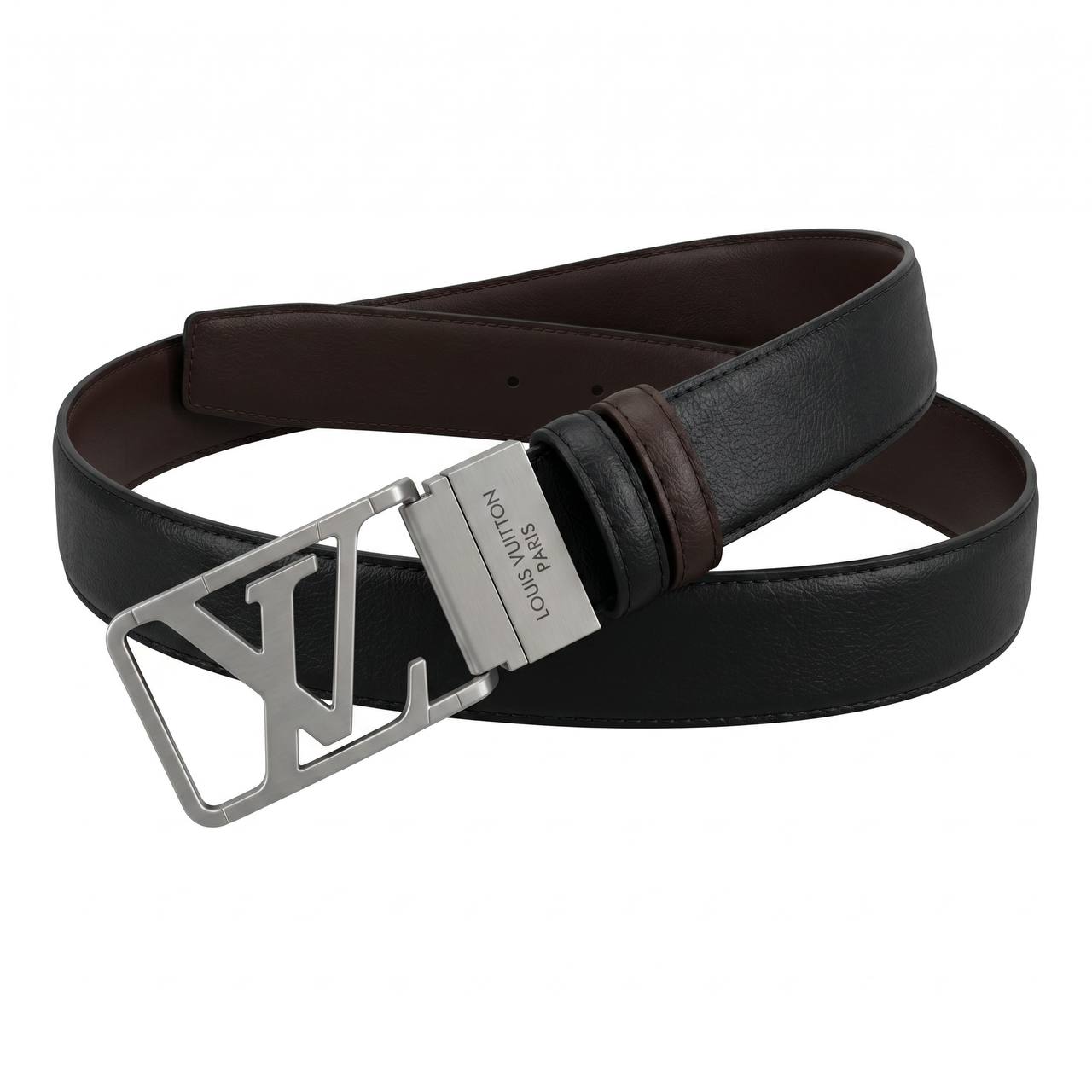 Louis Vuitton LV Initiales Reversible Leather Belt – Black & Brown | 120 CM 🖤🤎✨