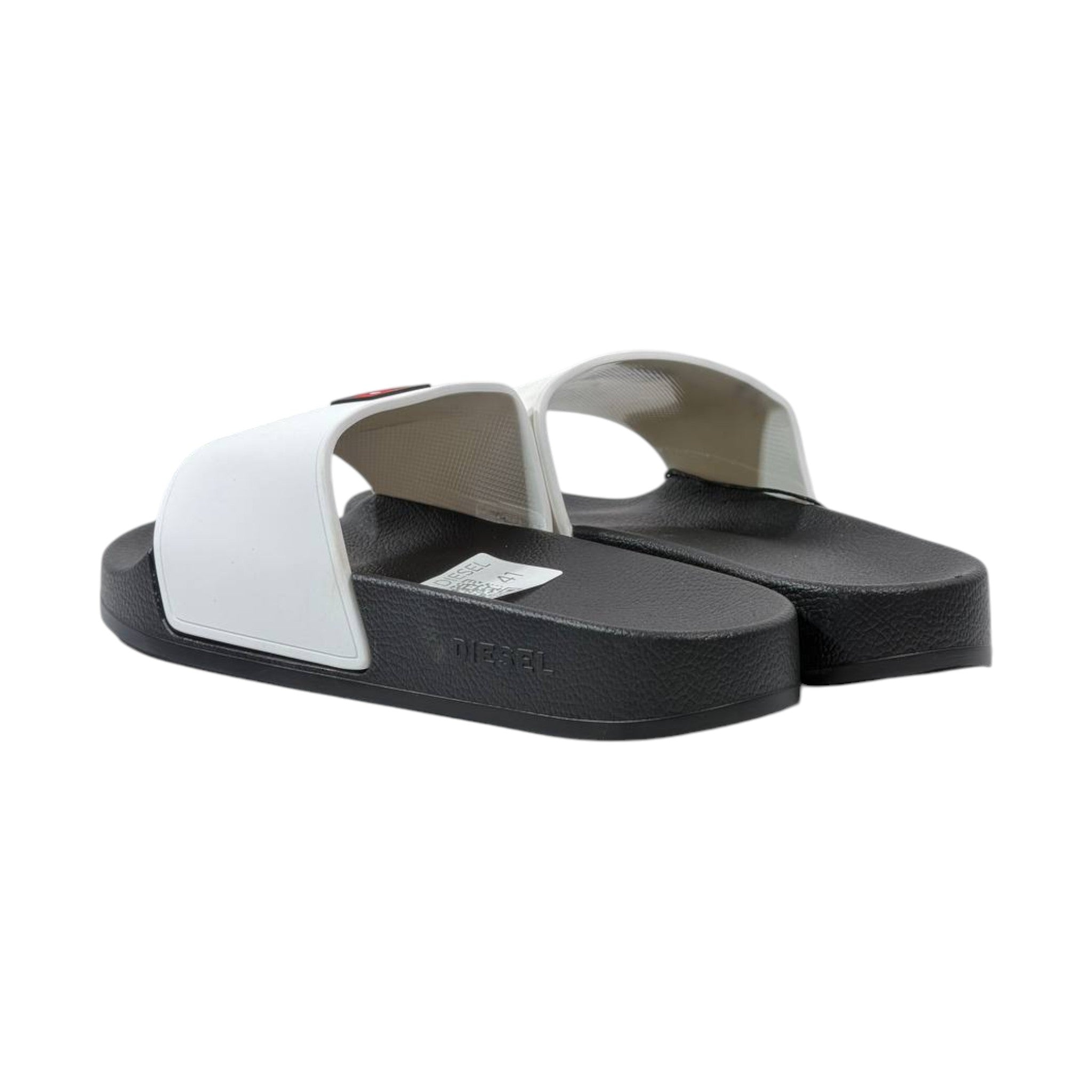 ๐ฉด Diesel Icon White & Black Luxury Slides โ Everyday Comfort Meets Street Style ๐ฅ