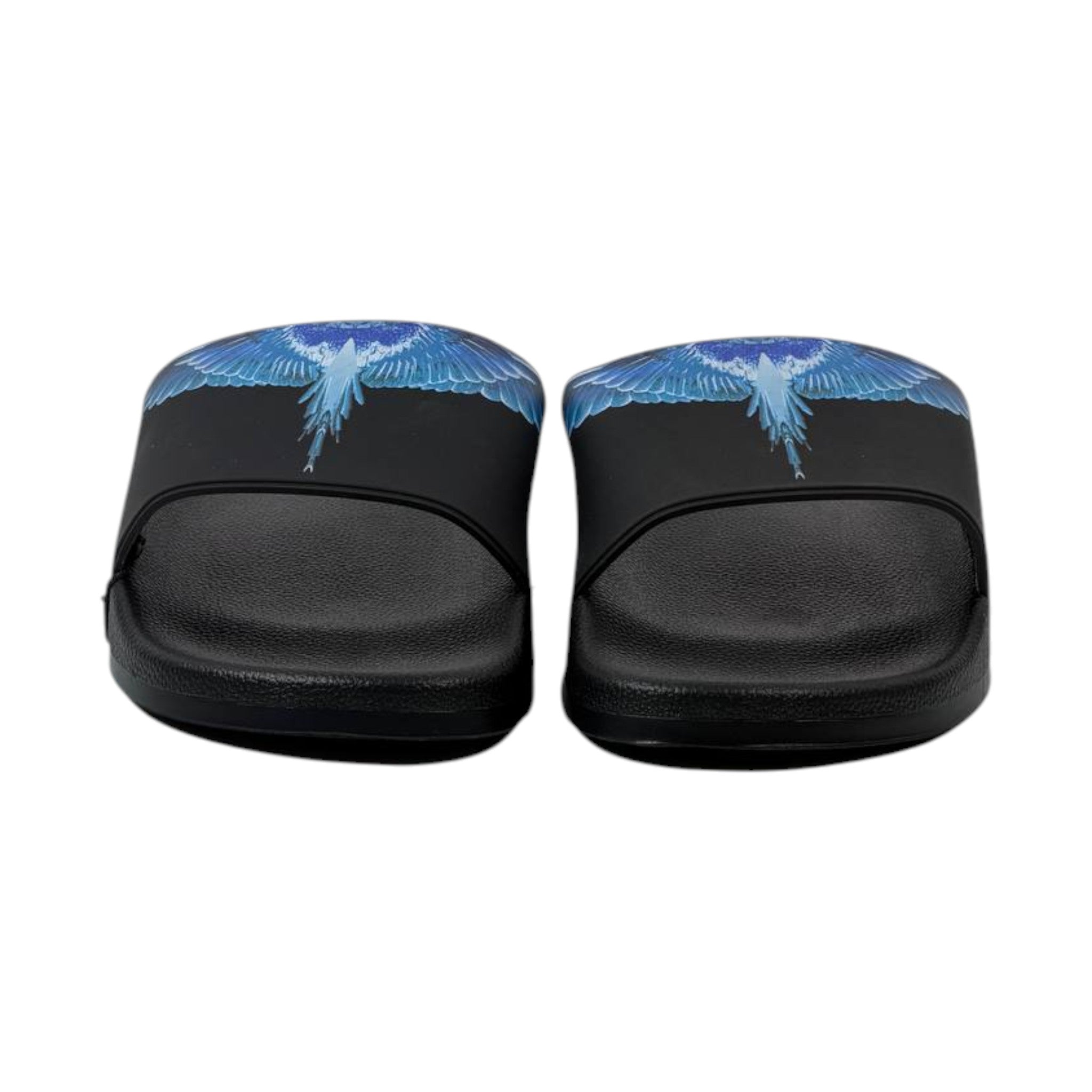 🪽 Marcelo Burlon Blue Wings Slides – Urban Luxury Statement Sandals 🔥