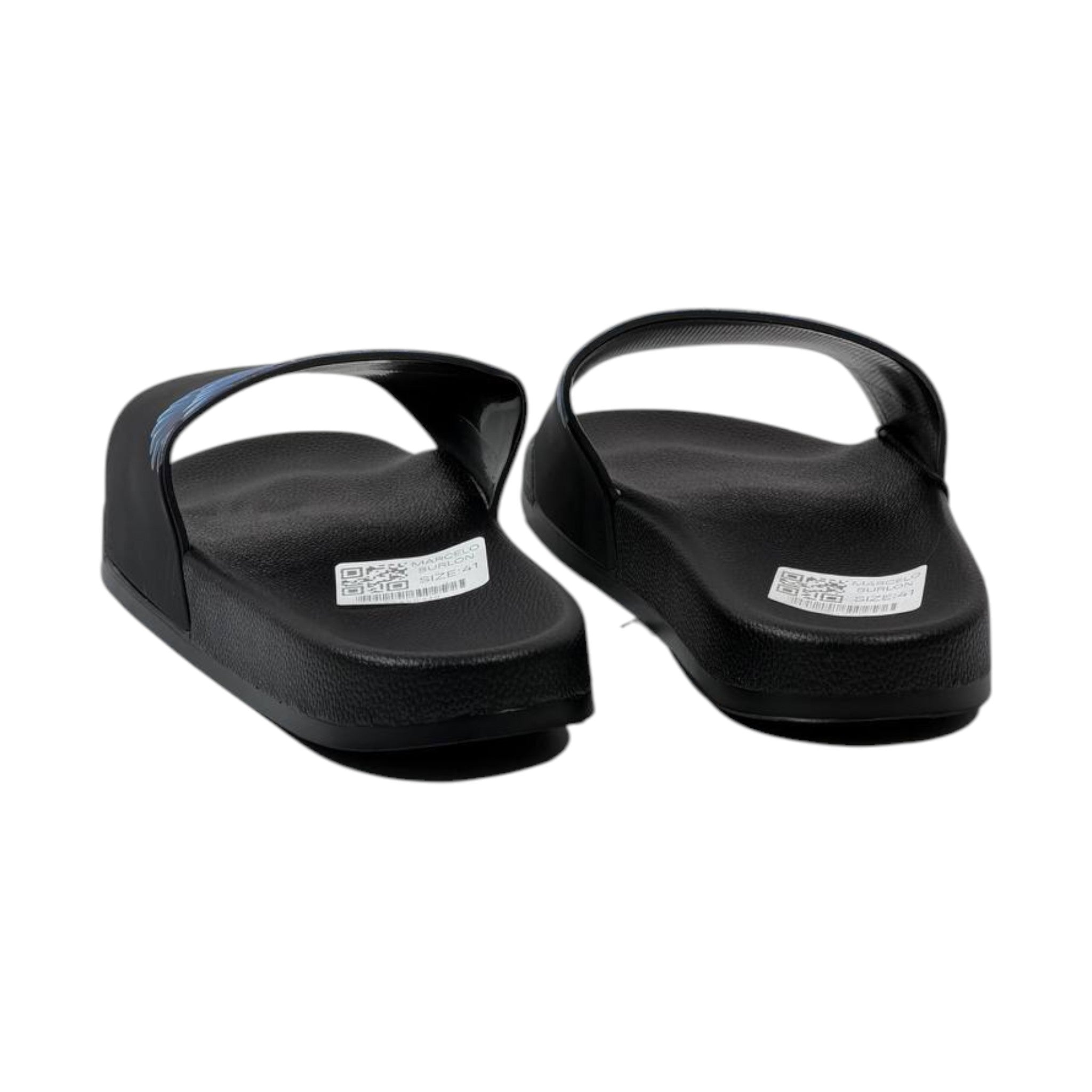 🪽 Marcelo Burlon Blue Wings Slides – Urban Luxury Statement Sandals 🔥