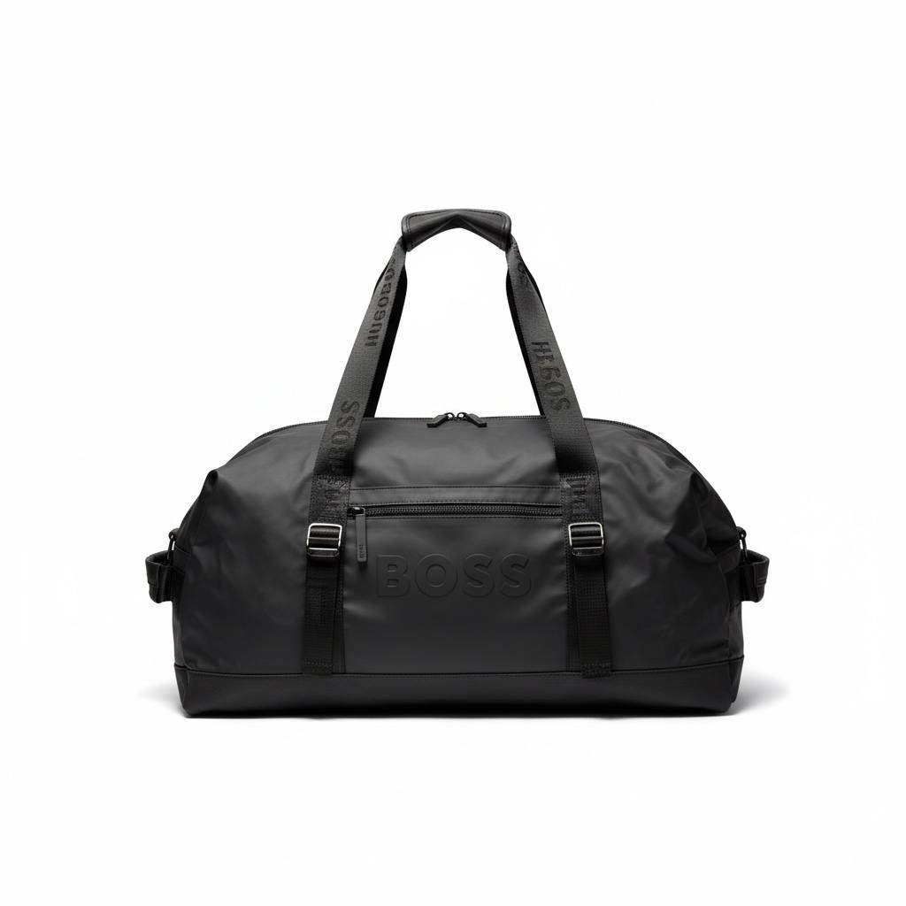 BOSS Black Sport Travel Duffle Bag 🖤🏋️ | Premium Gym & Weekender Bag