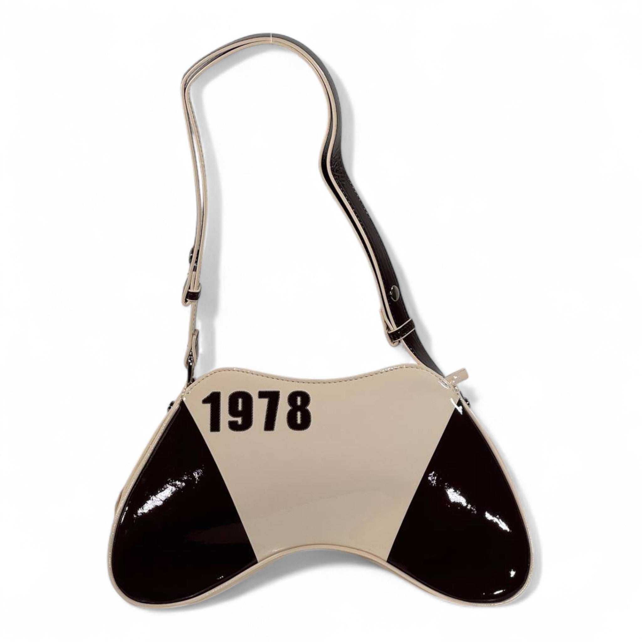 DIESEL Beige & Brown Y2K Shoulder Bag ✨🤎 | “For Successful Living” Gloss Edition