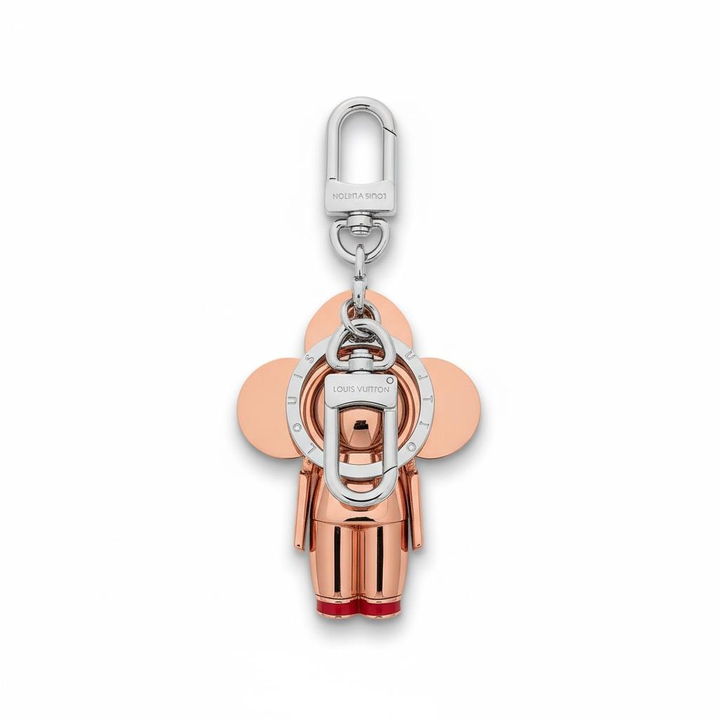 Louis Vuitton Vivienne Red Enamel Pendant ❤️✨ | Rose Gold Collector Charm