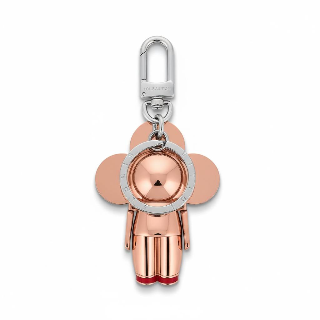 Louis Vuitton Vivienne Red Enamel Pendant ❤️✨ | Rose Gold Collector Charm