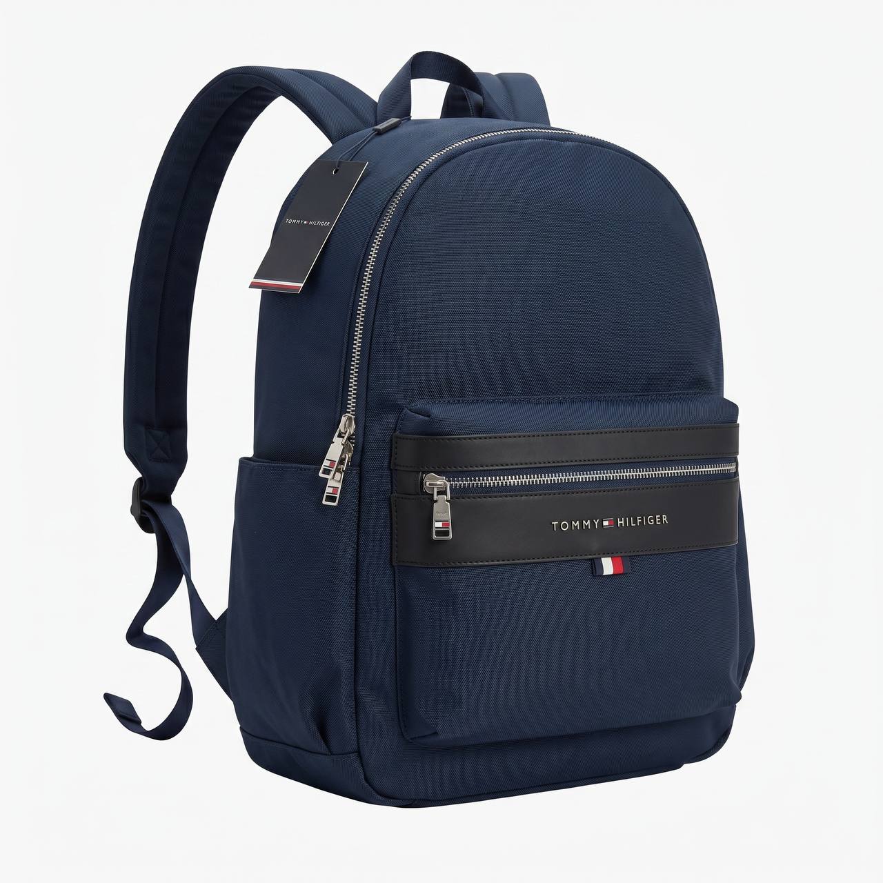 🎒 Tommy Hilfiger Signature Backpack – Navy Blue Premium Edition 🔵✨