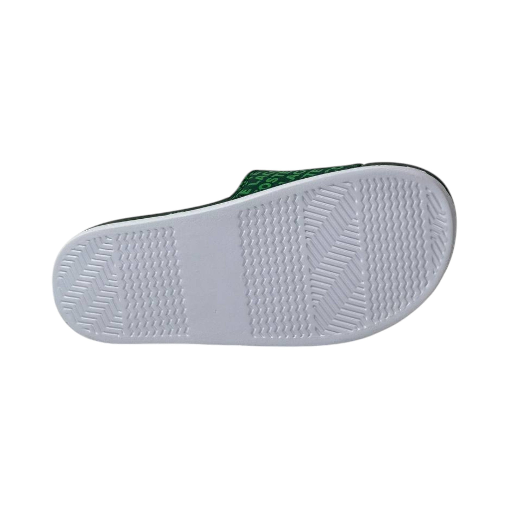 🐊 Lacoste All-Over Logo Slides – Forest Green Statement Edition 💚✨