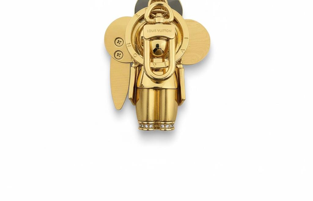 Louis Vuitton Vivienne Surf Edition Pendant 🌊✨ | Gold, Crystal & Enamel Collector Piece