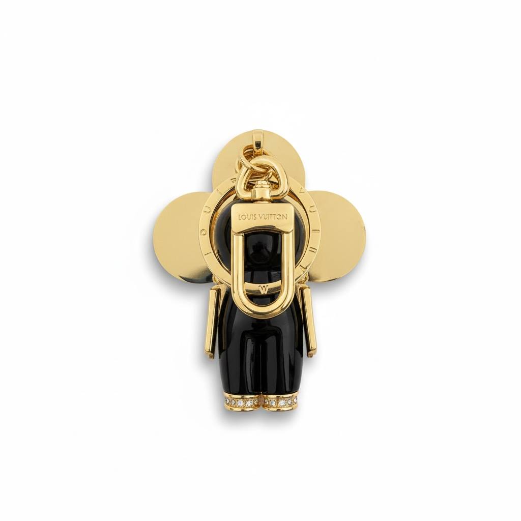 Louis Vuitton Vivienne Casino Edition Pendant ♠️♥️✨ | Gold, Crystal & Playing Cards Collector Piece