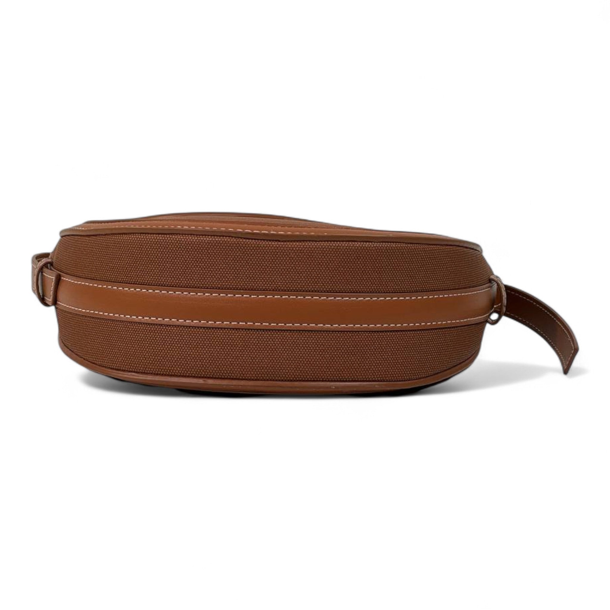 Polène Tan Brown Half-Moon Crossbody Bag ✨🤎 | Sculpted Minimalist French Design