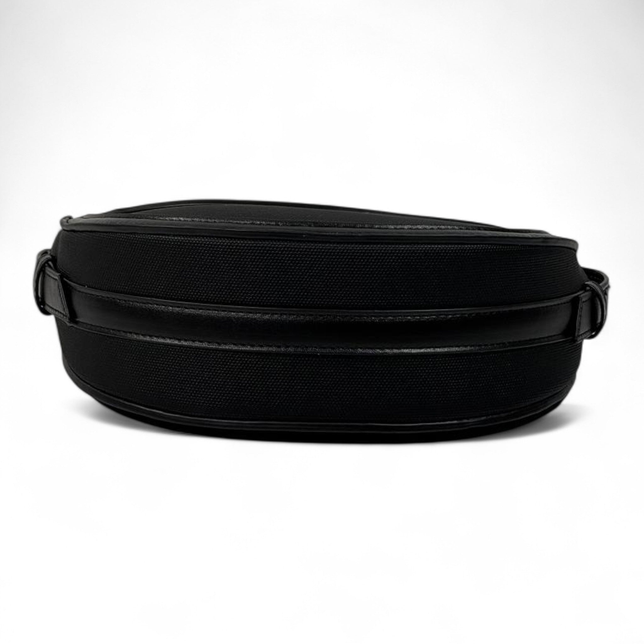 Polène Black Half-Moon Crossbody Bag ✨🖤 | Sculpted Minimalist French Luxury