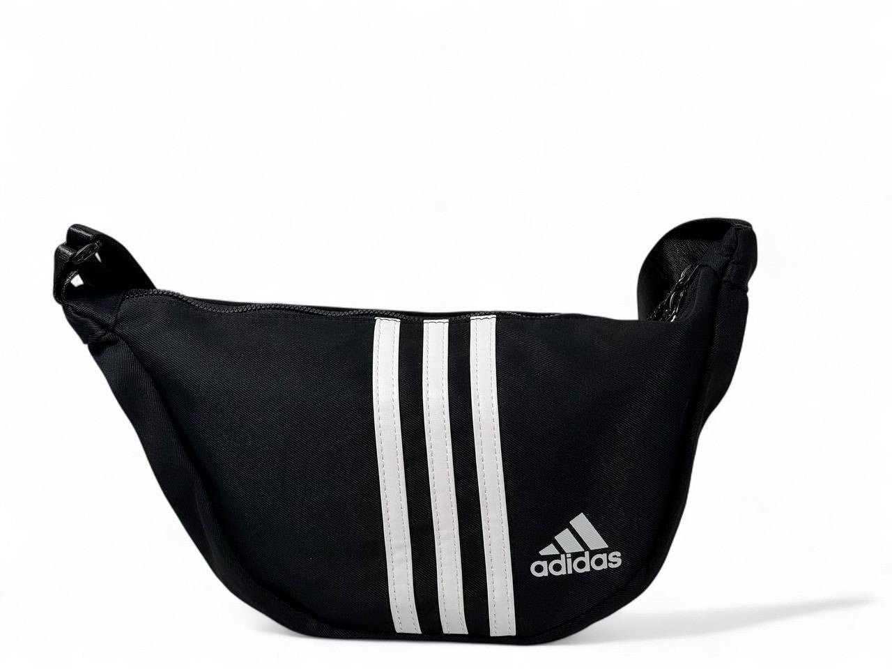 Adidas Essentials 3-Stripes Waist Pack – Black 🖤✨