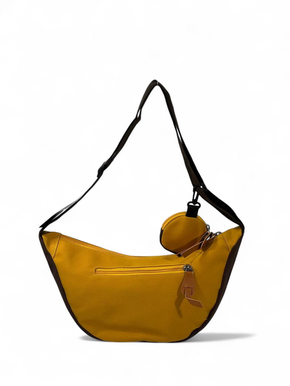 🔥 Nike Mustard Crossbody Sling Bag with Mini Pouch – Sporty Street Style