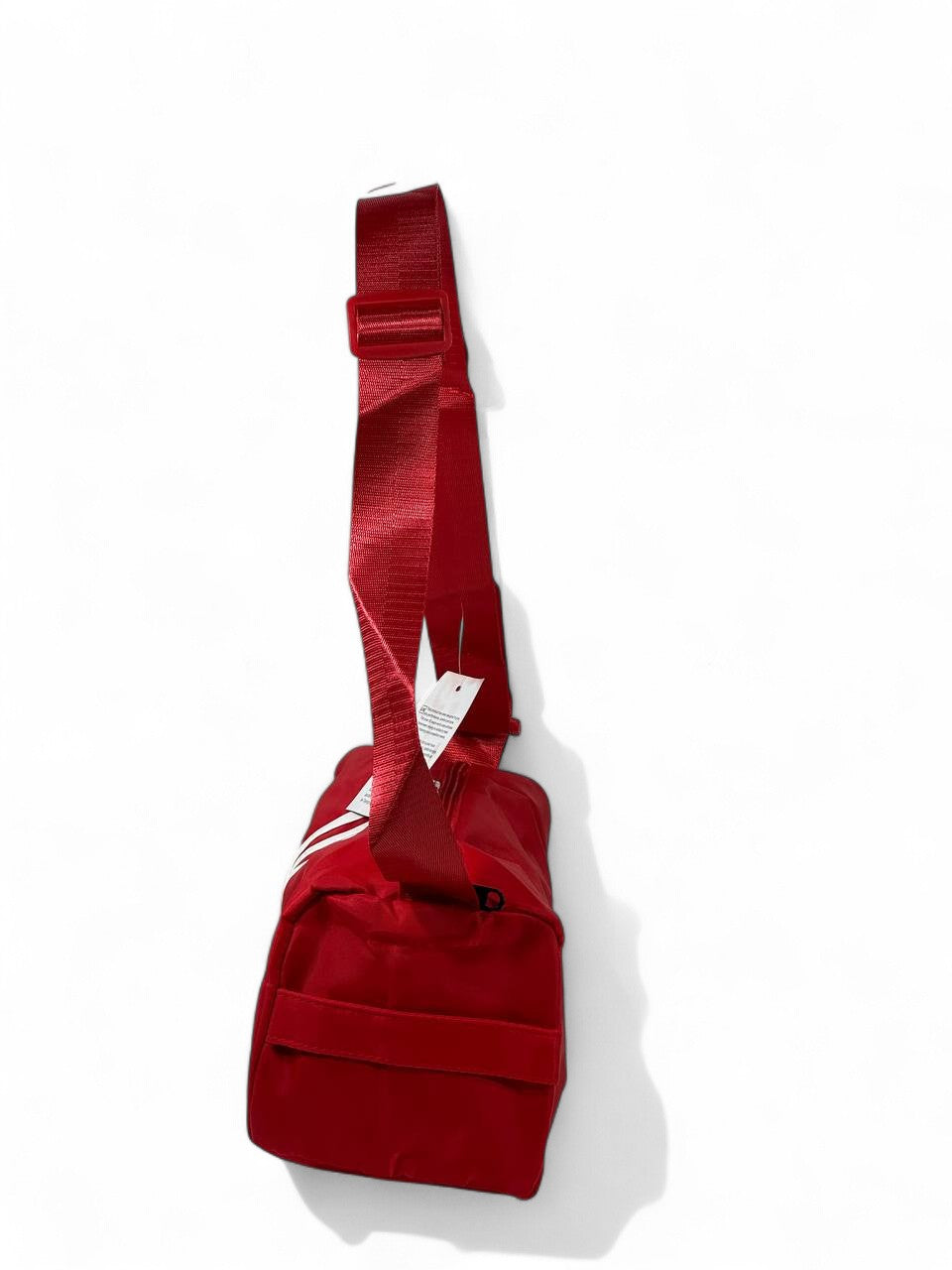 🔥 Adidas Originals Red Mini Duffel – 3-Stripes Sporty Shoulder Bag