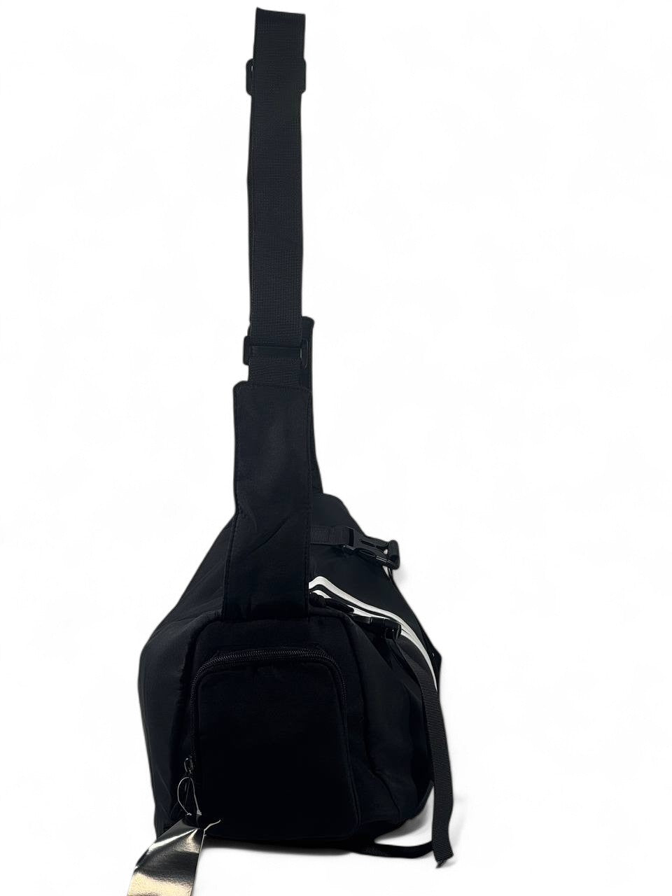 🔥 Adidas 3-Stripes Large Sport Duffel – Black Utility Shoulder Bag