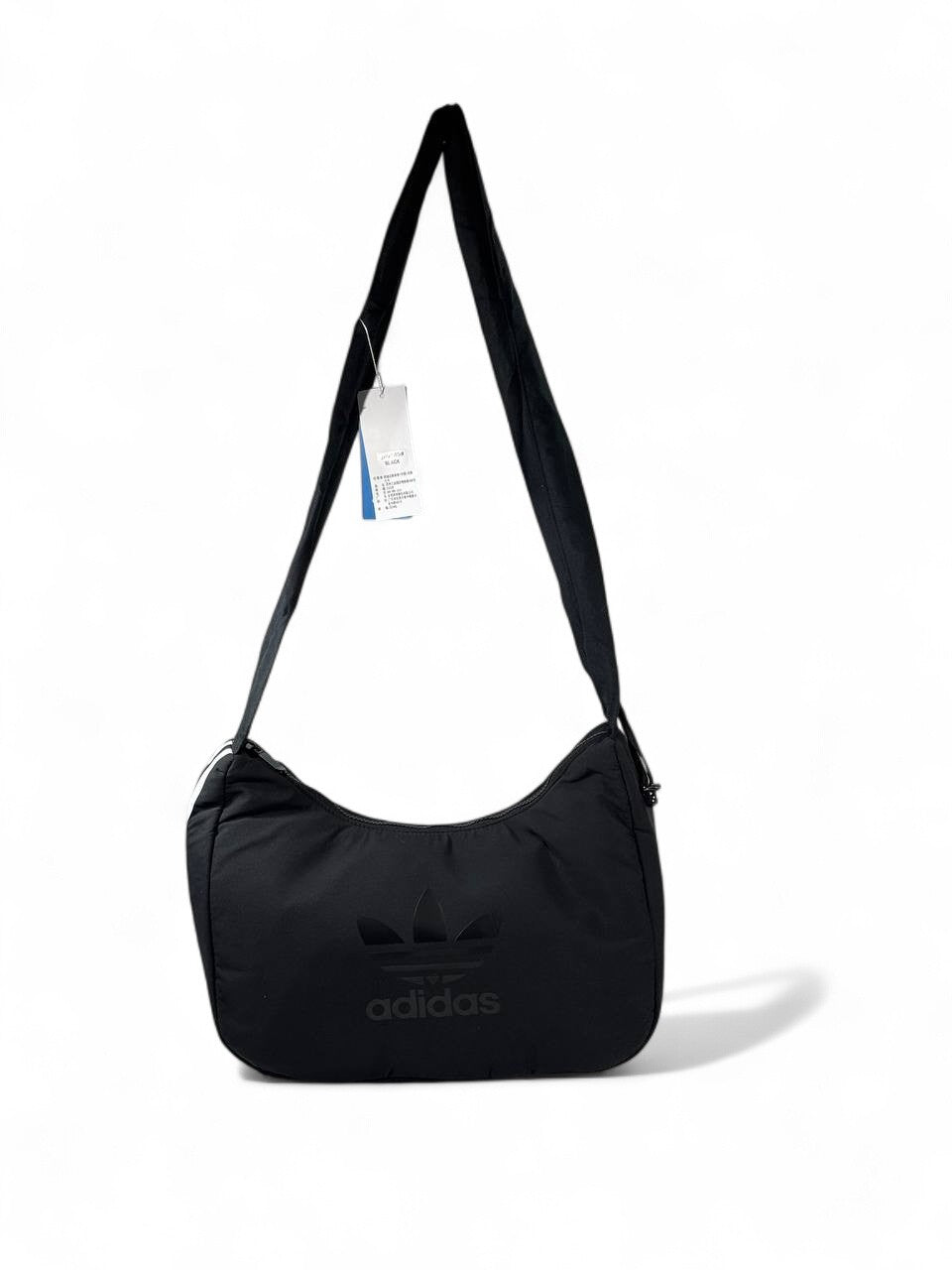 🔥 Adidas Originals Soft Shoulder Bag – All Black Minimal Edition