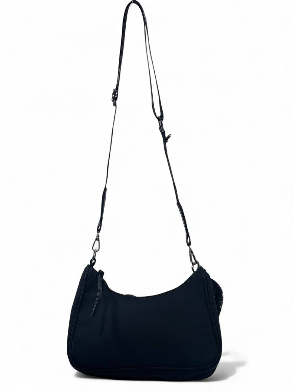 🔥 DIESEL Cyber Runner Shoulder Bag – Black Edition with Mini Pouch