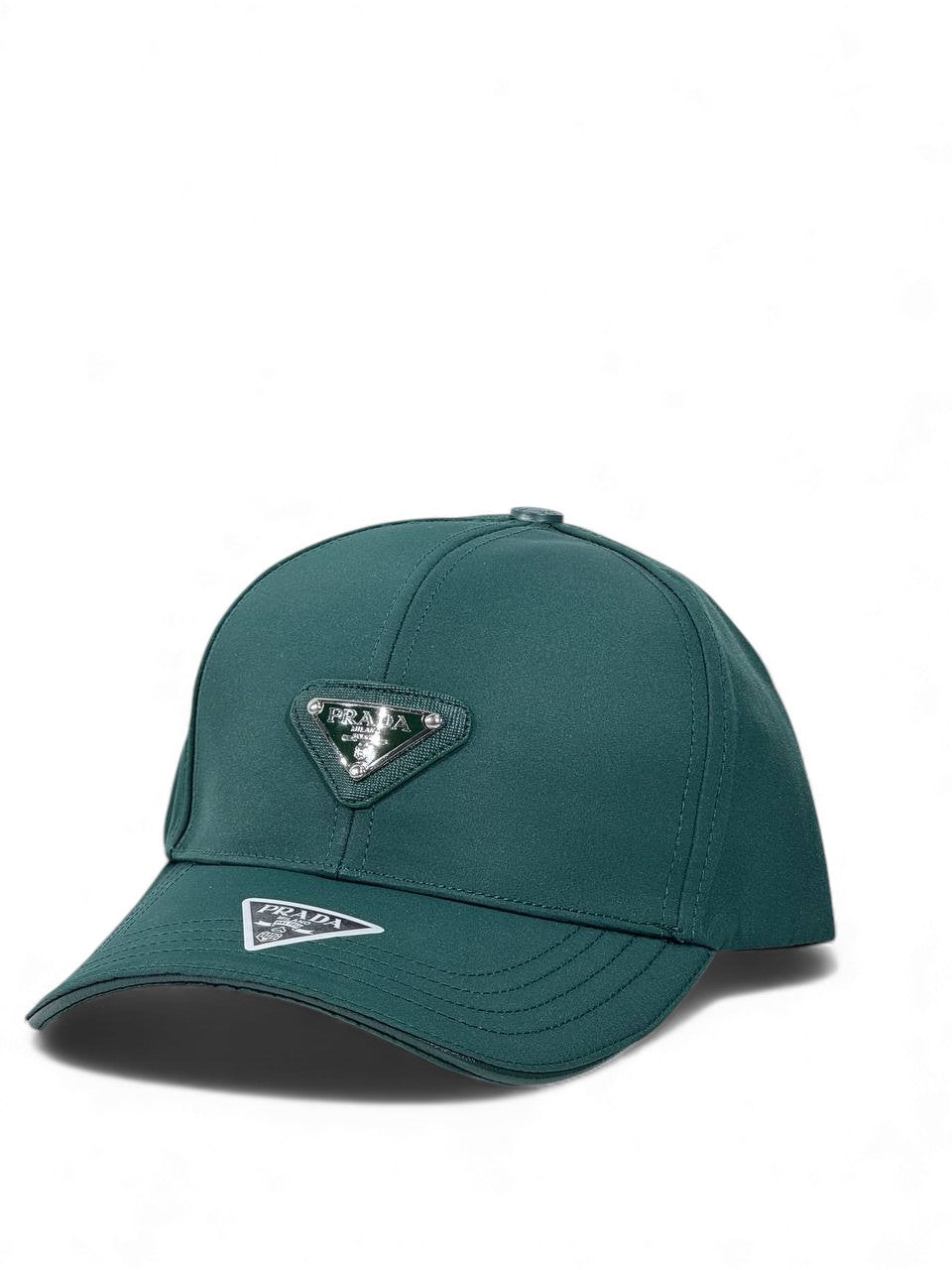 PRADA Luxury Nylon Cap – Emerald Green 🧢💚 (Unisex Premium Edition)