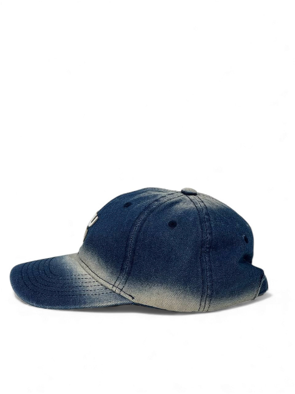 Miu Miu Denim Luxury Cap – Vintage Washed Blue 🧢💙 (Trendy Unisex Edition)