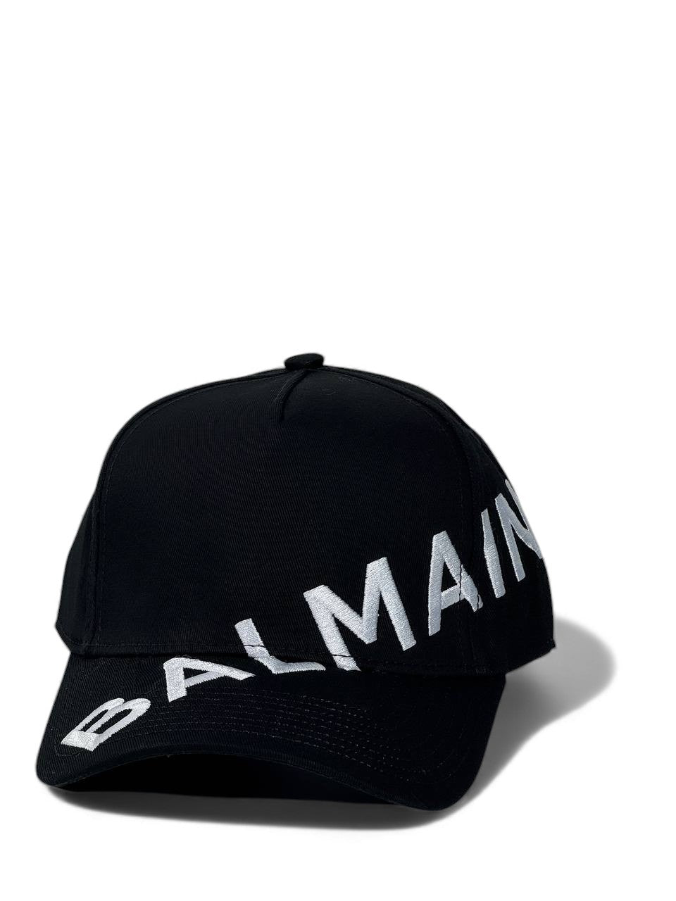 Balmain Luxury Embroidered Cap – Black & White Edition 🧢🖤 (Premium Unisex Style)