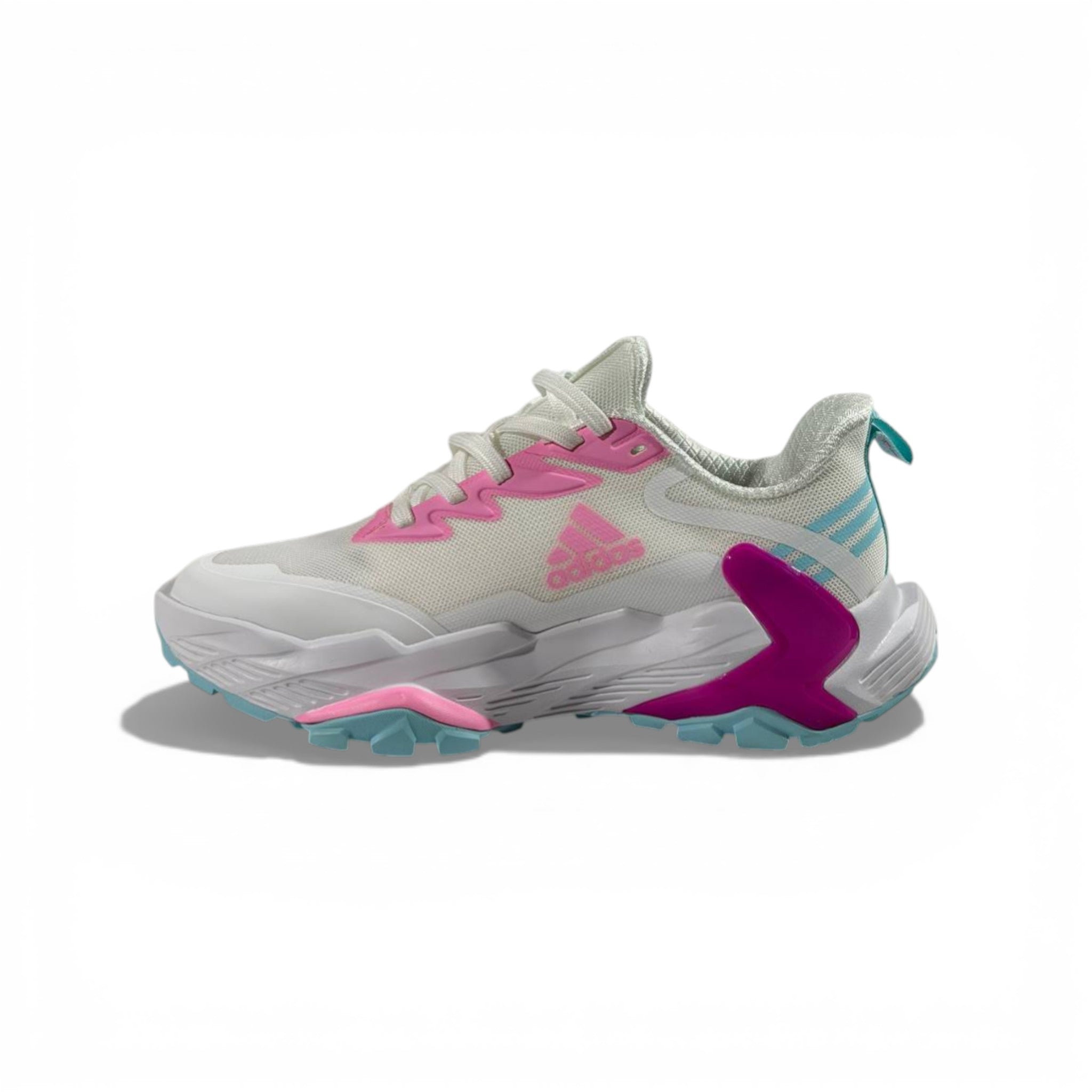 Adidas Terrex Women’s Trail Running Sneakers – White & Pink Sport Shoes 👟✨💗