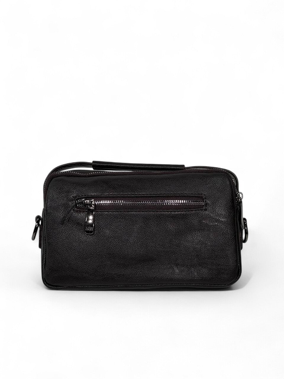 🤎 BOSS Dark Brown Executive Crossbody Pouch – Premium Leather Look