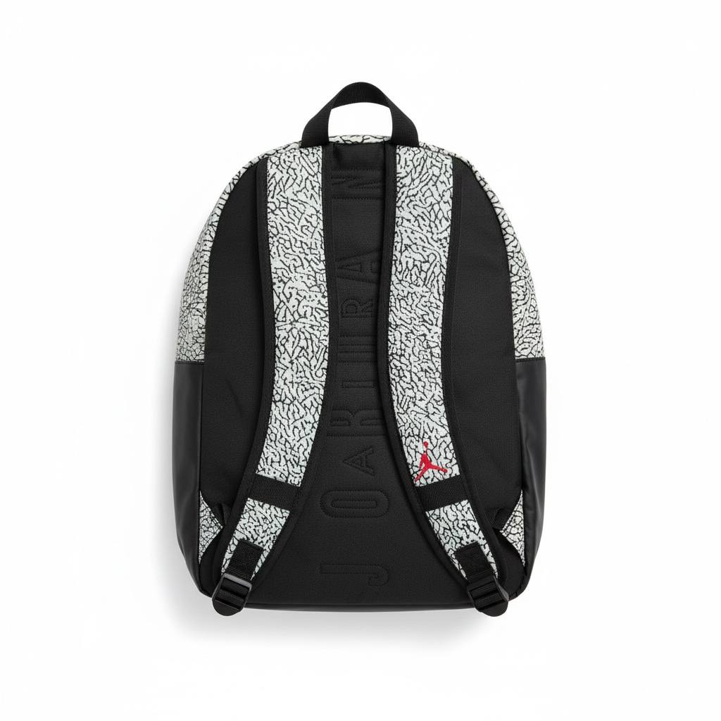 🎒 Nike Jordan “Elephant Print” Premium Backpack – Black & Grey | Limited Edition 🔥