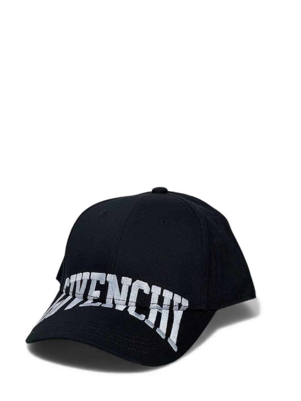 Givenchy Black Oversized Logo Cap – Luxury Bold Statement 🖤🤍🧢