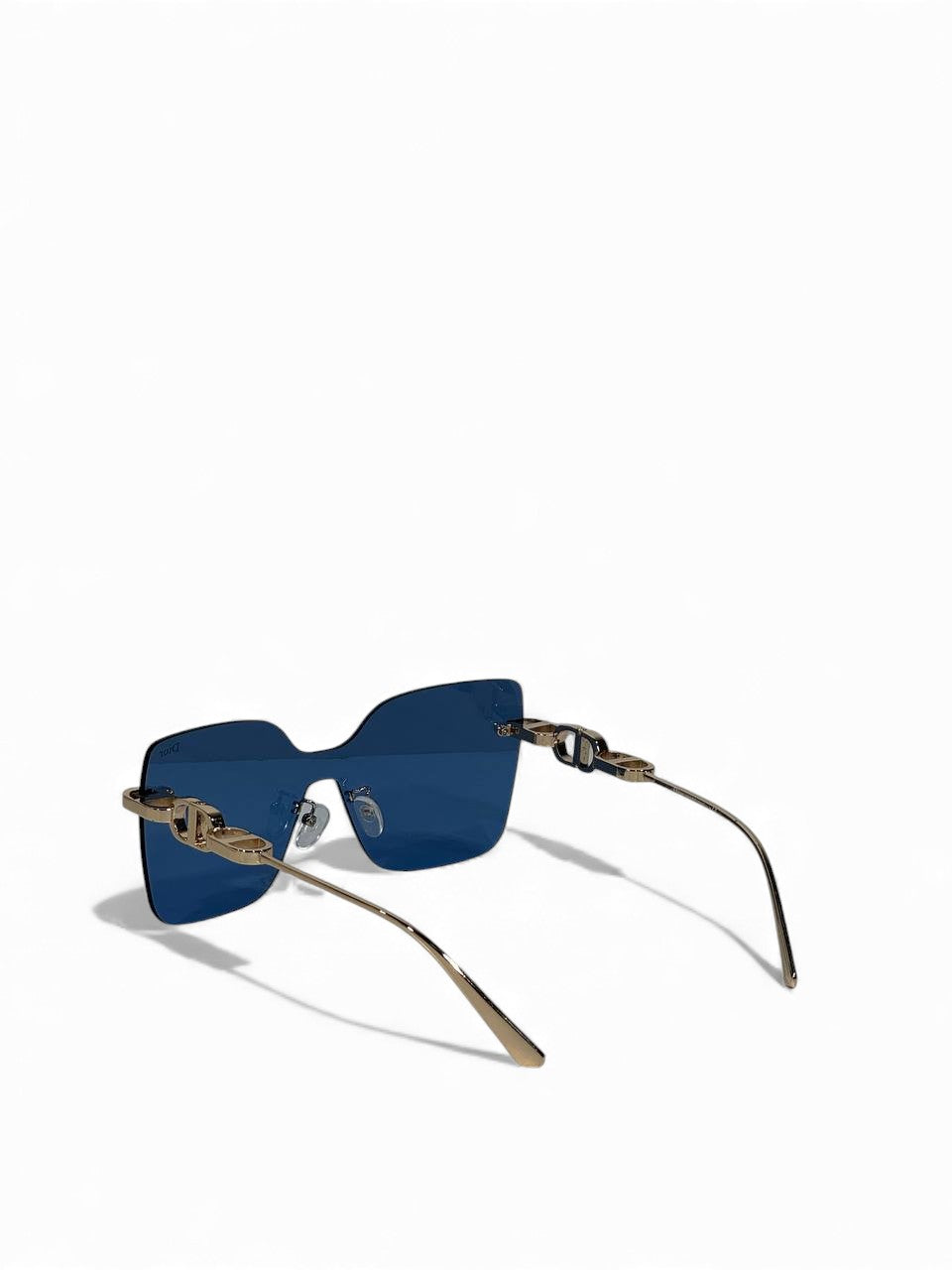 💙 Dior Rimless Blue Shield Sunglasses – Iconic Luxury Statement 😎✨