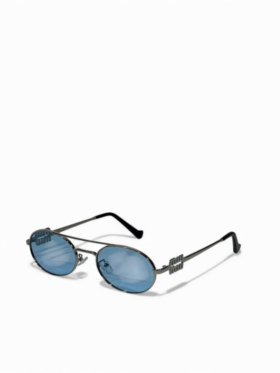 🩵 Miu Miu Oval Blue Lens Sunglasses 💙✨