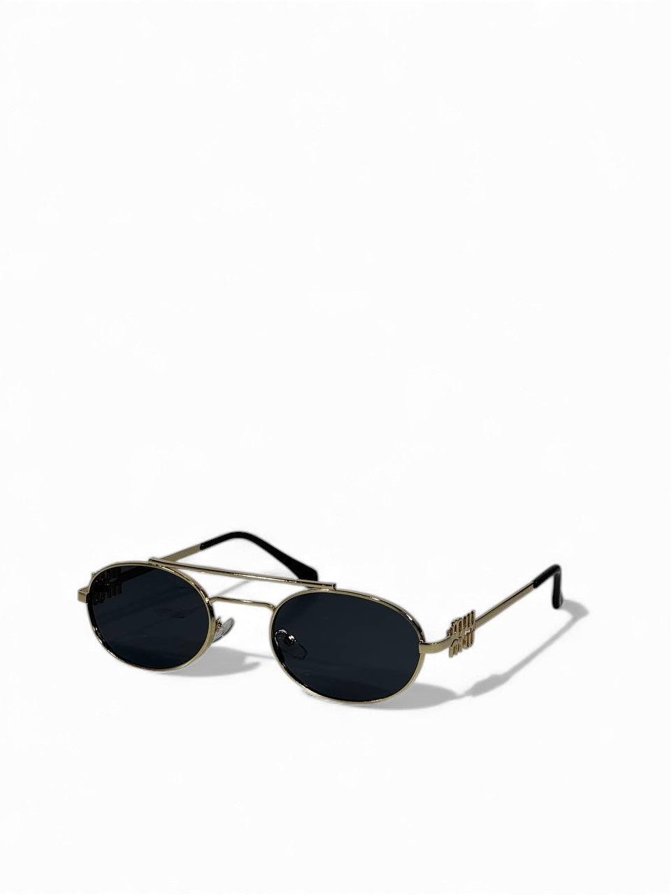 ✨ Miu Miu Gold Oval Luxury Sunglasses 😍✨