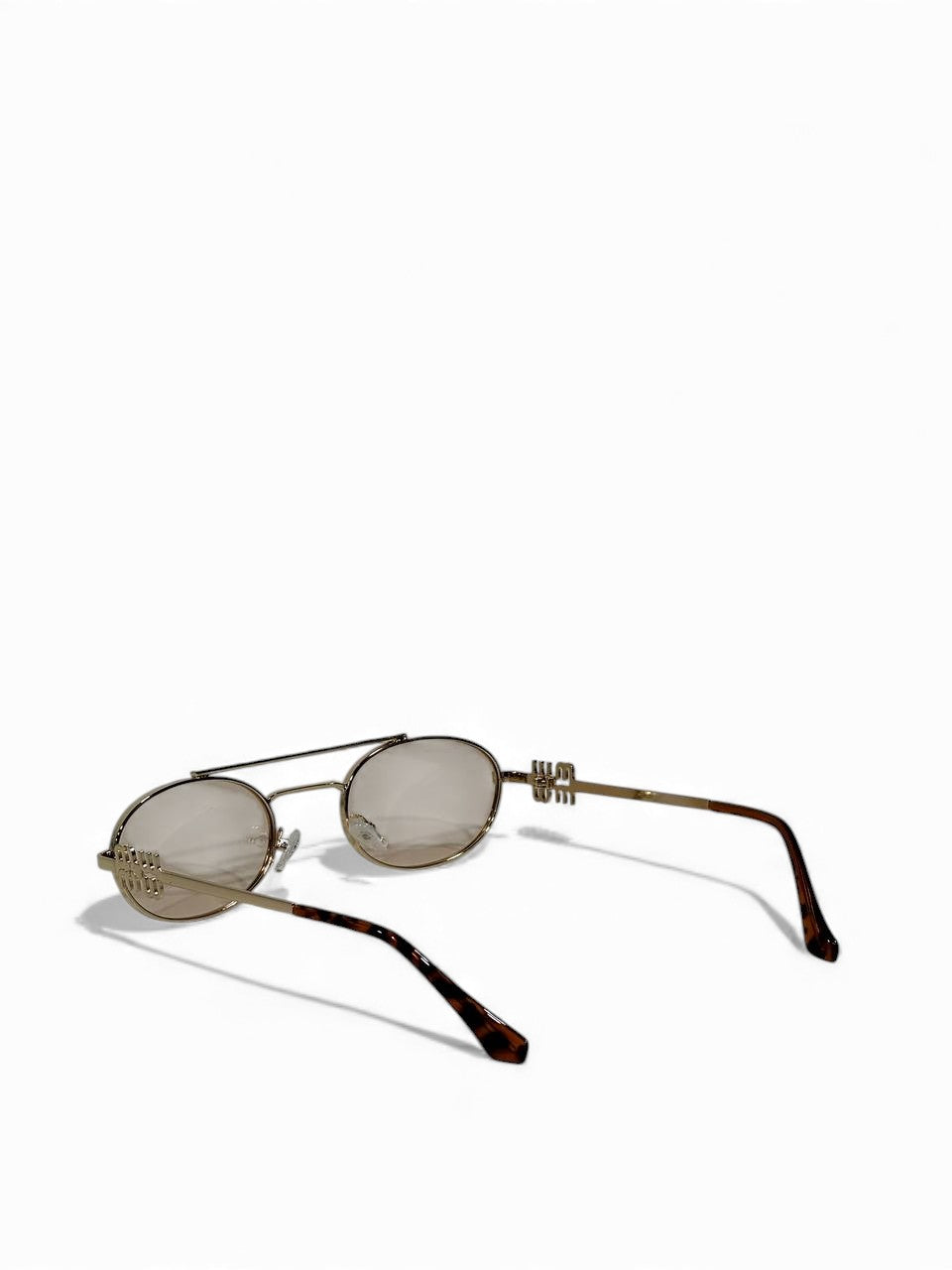 ✨ Miu Miu Gold Oval Sunglasses 🤍✨ | Minimal Luxury