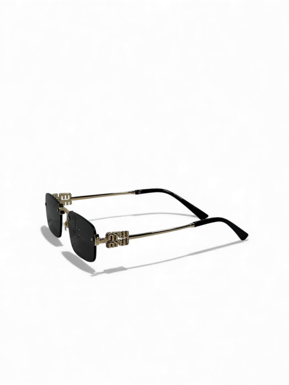 ✨ Miu Miu Rectangular Rimless Shades 🖤 | Luxury Edge