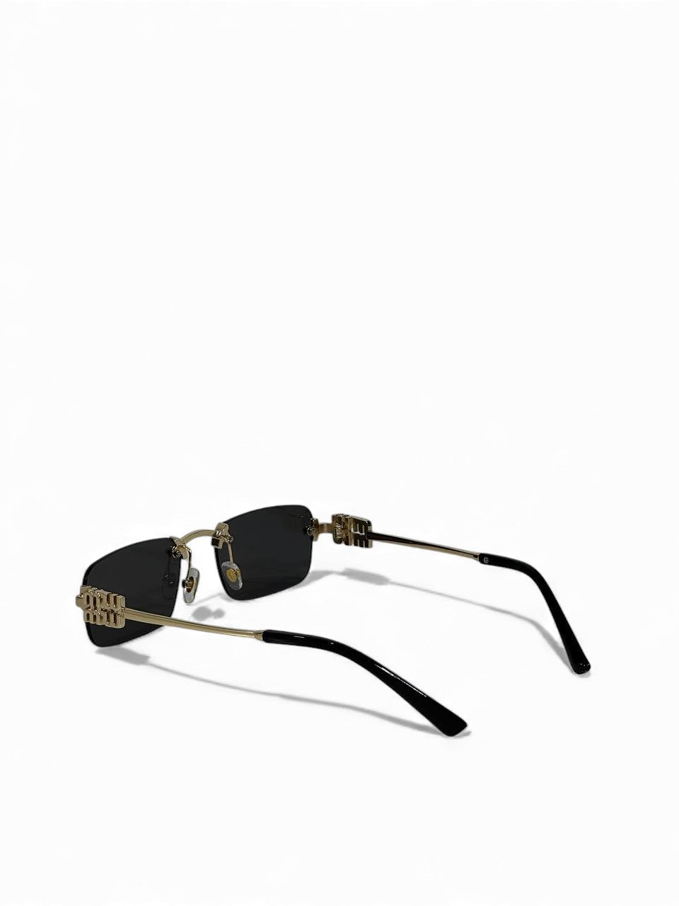 ✨ Miu Miu Rectangular Rimless Shades 🖤 | Luxury Edge