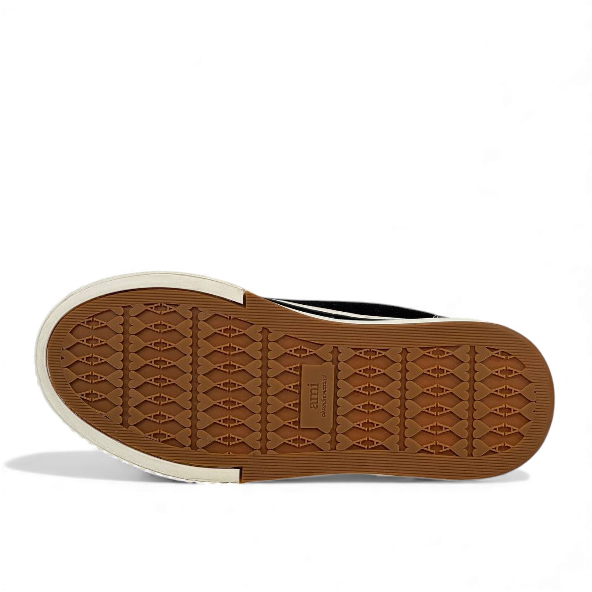 AMI Paris Chunky Black Canvas Sneakers ⚫🤍 Modern Minimalist Street Style