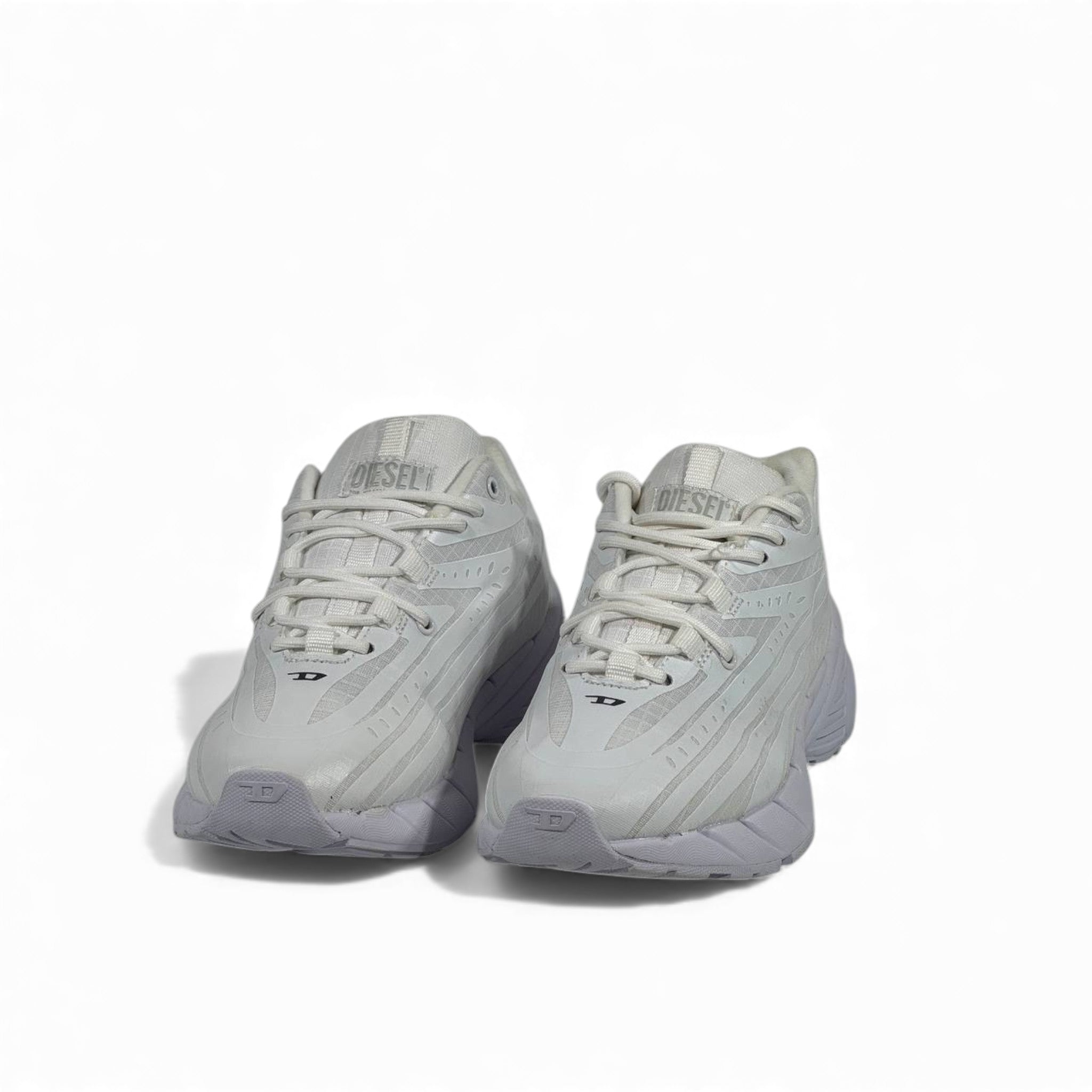Diesel White Chunky Performance Sneakers 🤍⚡ Futuristic Sport-Lux Design