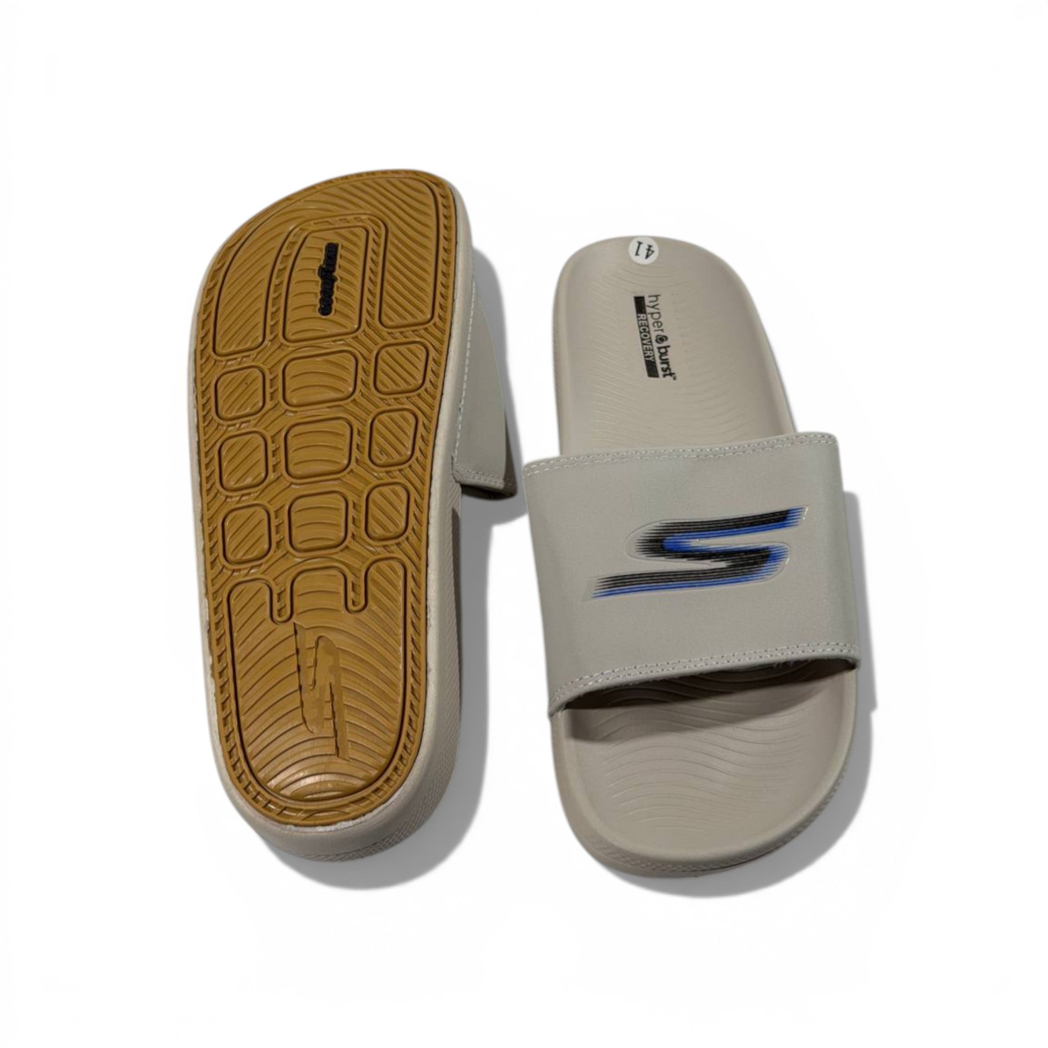 🤍 Skechers Slides – Hyper Burst Comfort Edition ☁️✨