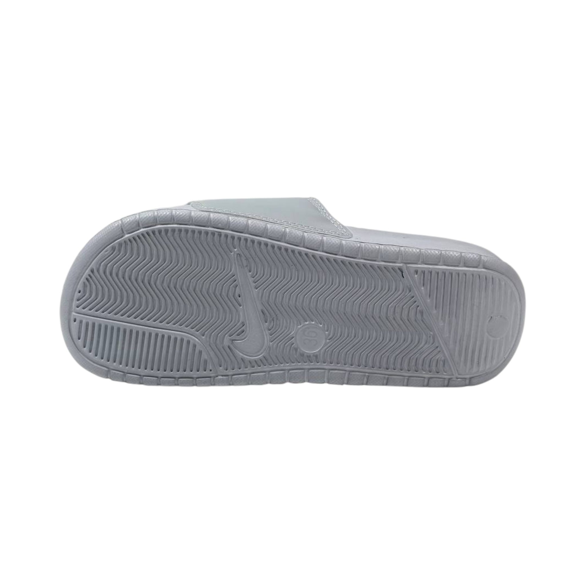 🩶🧡 Nike Benassi Dual Tone Slides – Grey & Orange Edition