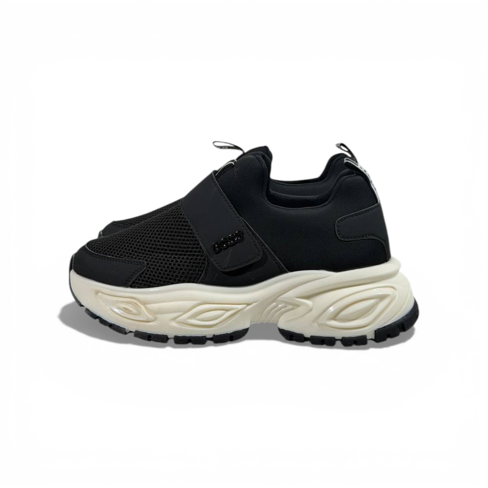 BOSS Black Chunky Sneakers 👟🖤🔥 Luxury Slip-On Sport Shoes – Modern Designer Lifestyle Trainers ✨