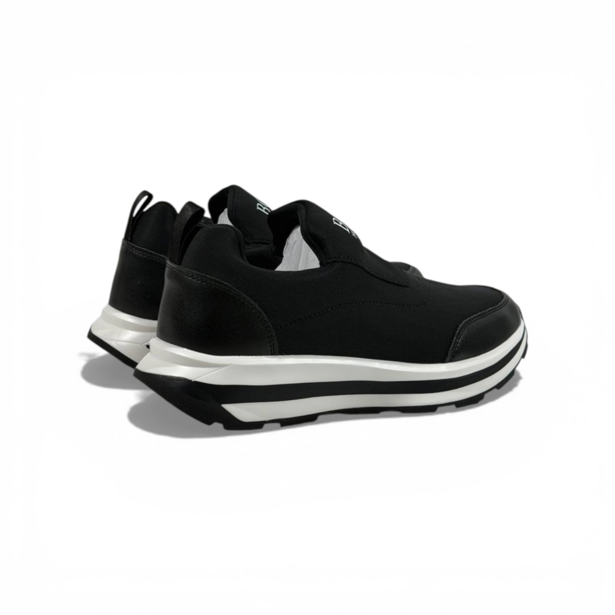 BOSS Black Slip-On Sneakers 👟🖤✨ Hugo Boss Luxury Casual Shoes – Premium Comfort Lifestyle Trainers 💼🔥