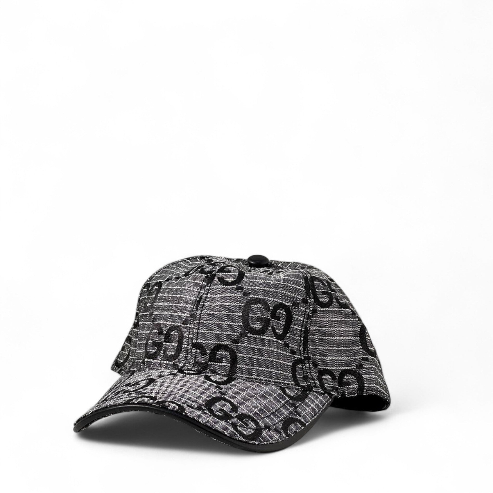 Gucci Black GG Monogram Baseball Cap 🖤🧢