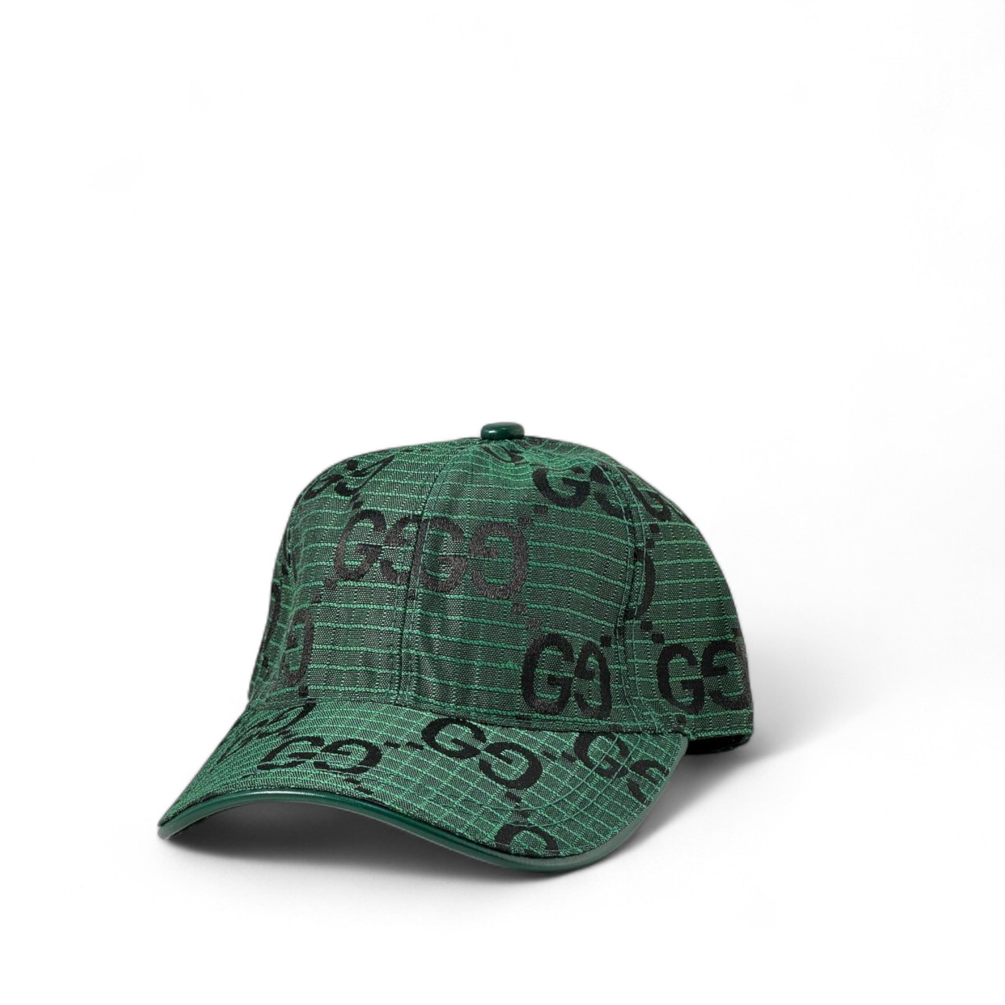 🧢 GG Monogram Baseball Cap – Forest Green Edition 🌲 | Bold Street Style