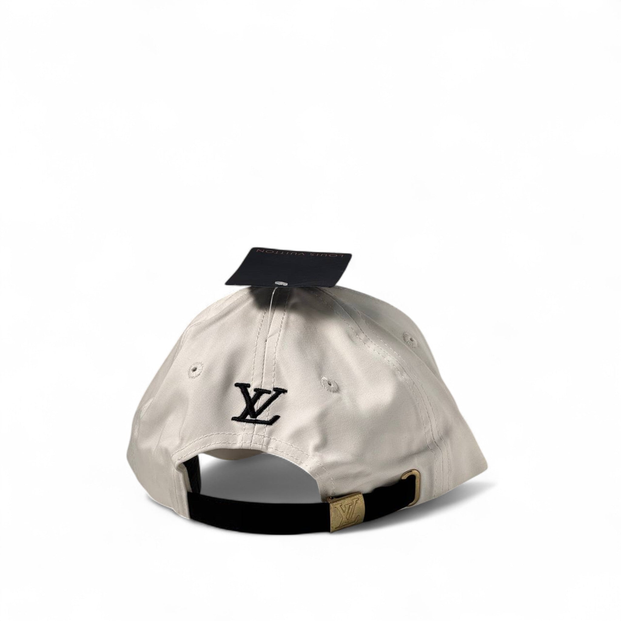 Louis Vuitton White Logo Patch Cap 🤍 Color Pop Edition