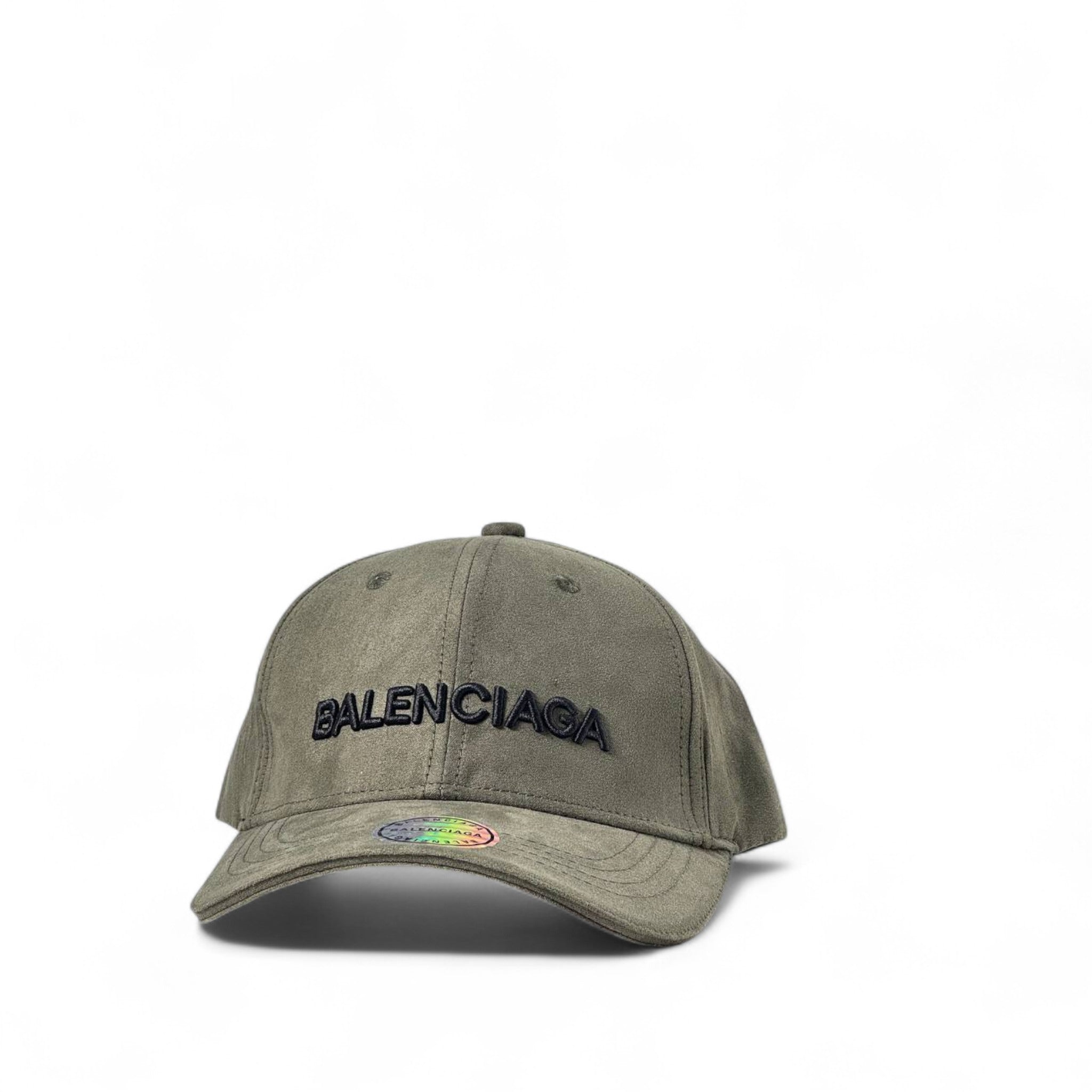 Balenciaga Olive Suede Cap 🫒 Urban Utility Luxe