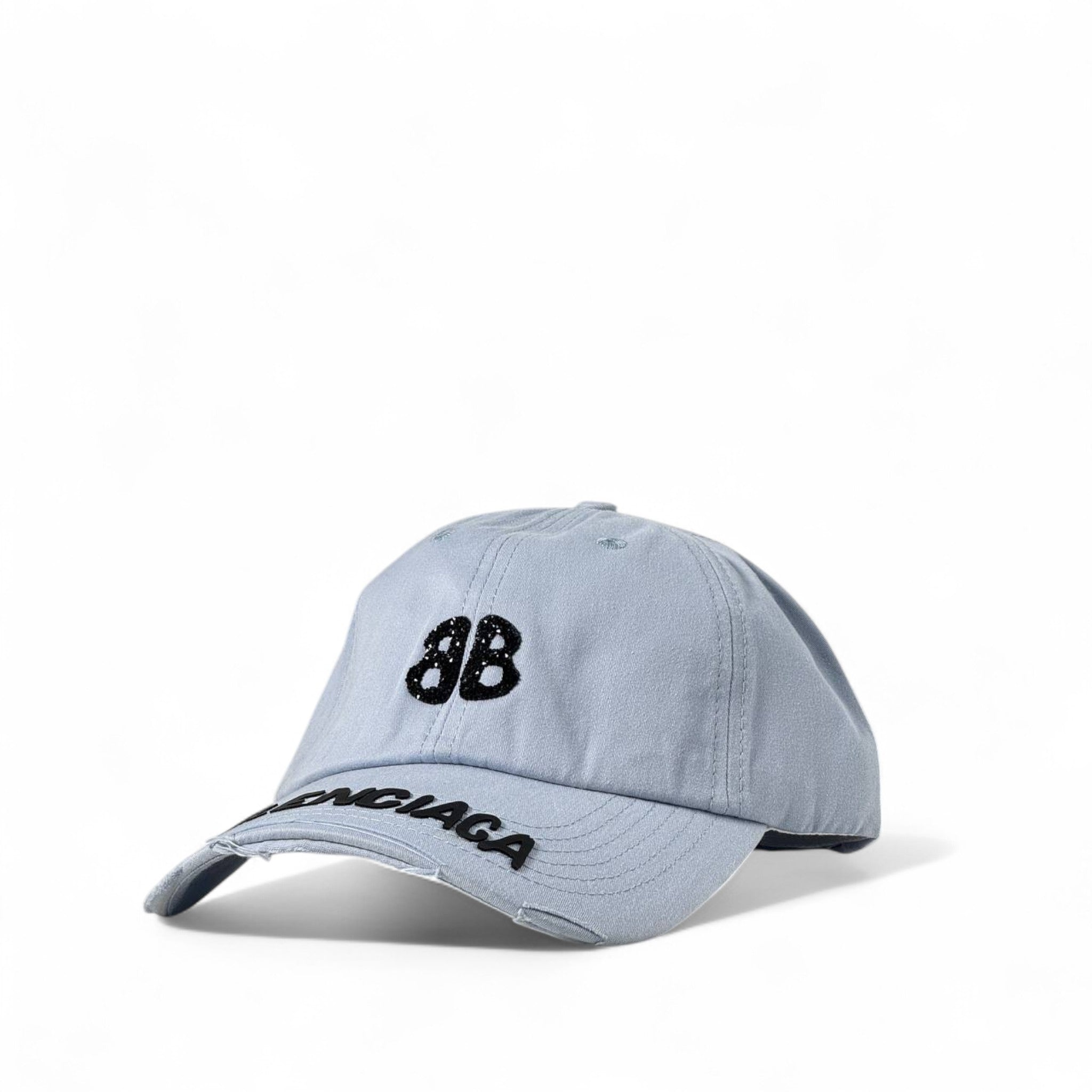 Balenciaga Distressed Sky Blue Cap – Urban Luxe