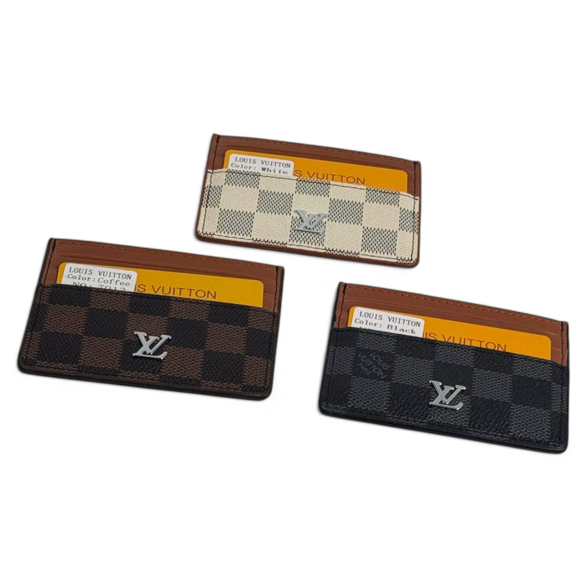 Louis Vuitton Damier Checkered Leather Cardholder