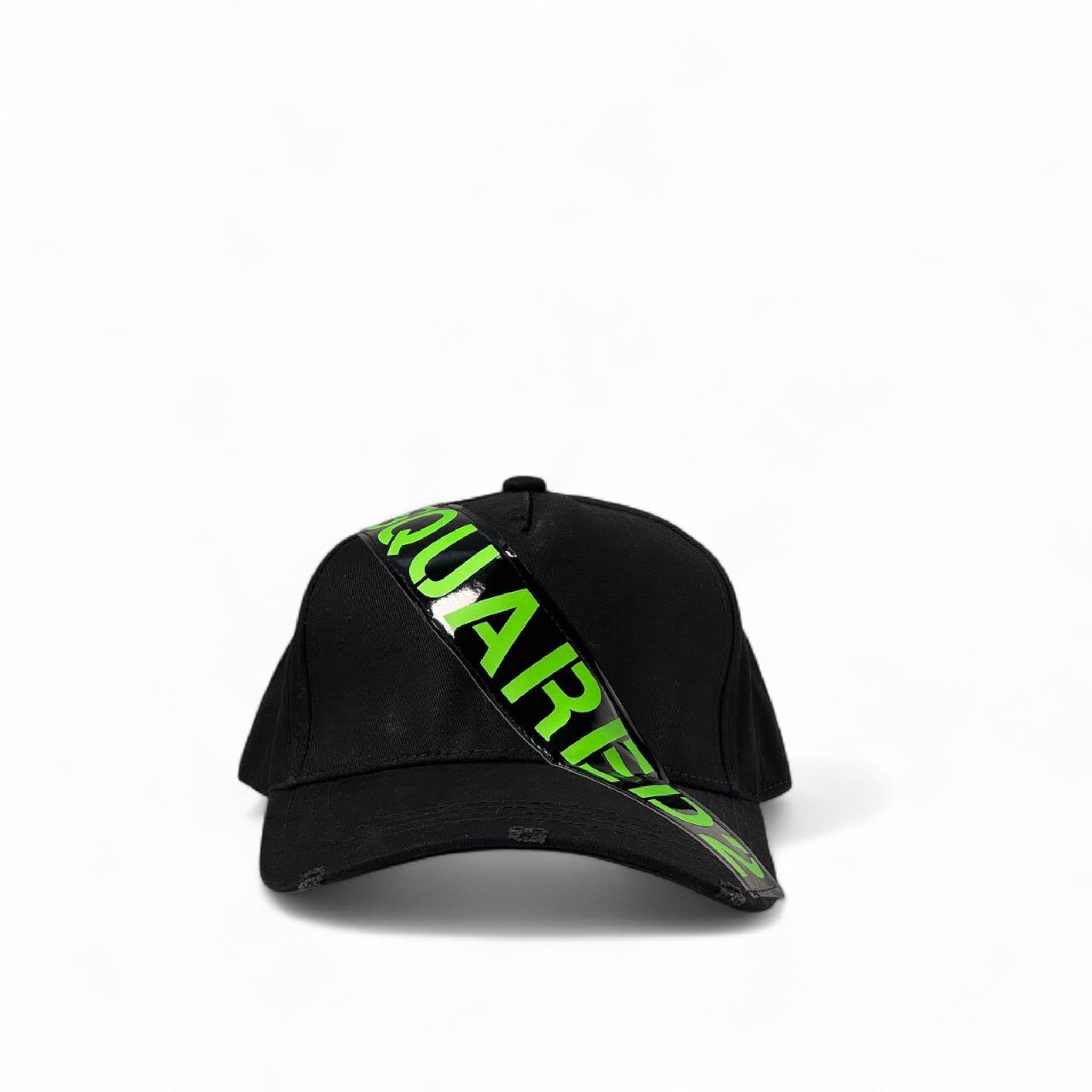 Dsquared2 Neon Logo Cap 🖤💚 | Gloss Strike Edition